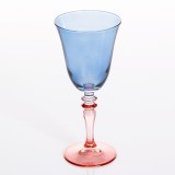 Pahar pentru vin cu design bicolor