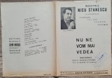 Nu ne vom mai vedea// partitura