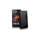 Husa Silicon S-line Neagra pentru Sony Xperia Z4 - Protectie si Design