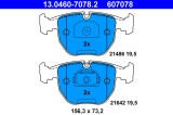 ATE 13.0460-7078.2 set placute frana,frana disc