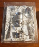 SERVICIU PENTRU BOTEZ DIN METAL ARGINTAT-ORFEVRIER DANIEL CREGUT -PARIS-FRANTA