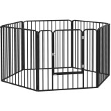 PawHut Tarc de Joaca Rezistent pentru Caini din 6 Panouri pentru Animale de Companie Interior Exterior | Aosom Romania
