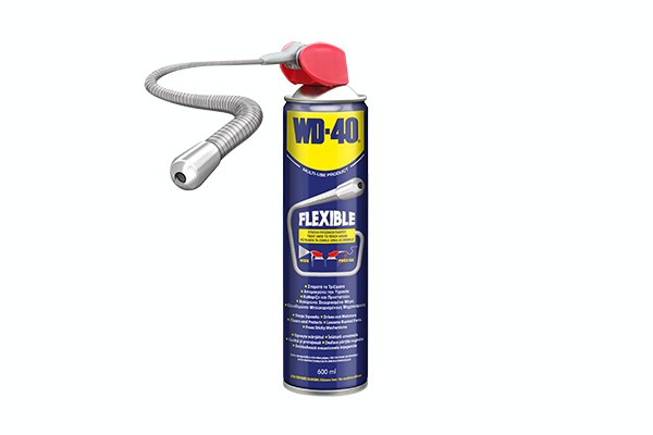 Lubrifiant multifunctional WD-40 Multi-Use Product Flexible 780051, recipient 600 ml, aplicator metalic flexibil de 18 cm