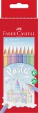Creioane colorate Pastel 10 culori Faber-Castell, Faber Castell