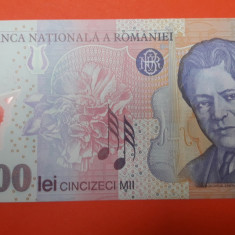 Bancnota 50000 lei 2001(2001) - UNC +++