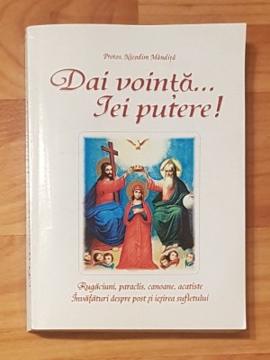 Dai vointa ... iei putere de Protos. Nicodim Mandita foto
