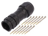 Conector circular tată crimpat 12 pini 22-20AWG X-Lok