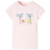 Tricou pentru copii, roz deschis, 140 11013, vidaXL
