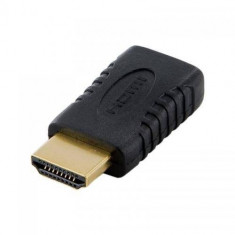 Adaptor 4World HDMI Male - Mini HDMI tip C Female Negru foto