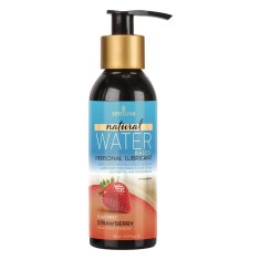 Lubrifiant Sensuva, Aroma Capsuni, pe Baza de Apa, 125 ml