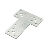 Element de imbinare tip T din otel zincat 80x68x38 mm, grosime 2.5 mm