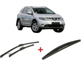 Cumpara ieftin Set 3 stergatoare NISSAN MURANO II VAN (Z51) 2013 - 2014, pentru parbriz si luneta, Bosch Twin