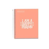 Cumpara ieftin Caiet cu spira Miquelrius Messages, A6, matematica, 100 file, piersica