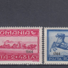 ROMANIA 1944 LP 160 ASISTENTA P.T.T. SUPRATIPAR SERIE MNH