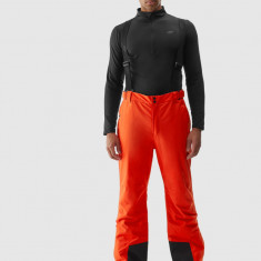 Pantaloni de schi cu bretele membrana 5000 pentru bărbați - roșii