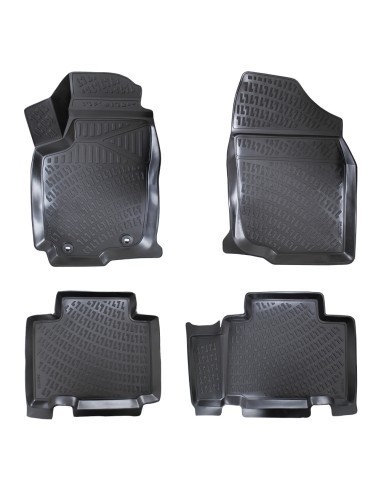 Set covorase auto din cauciuc tip tavita Toyota Rav 4 Xa40 Iv 2012-2018