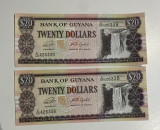 20 dolari Guyana consecutive
