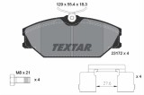 Set placute frana TEXTAR 2317203