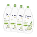 Set 4x Gel de dus hidratant Refreshing, 450 ml