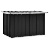 vidaXL Ladă de depozitare pentru grădină, antracit, 109 x 67 x 65 cm 46259