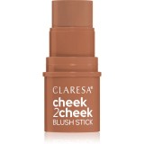 Claresa Cheek 2 Cheek crema Bronzant&atilde; stick culoare 01 Neutral Sand 6 g