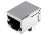 Conector RJ45 ecranat Cat 5e 8p8c THT pentru PCB BEL FUSE SS-7188S-A-NF