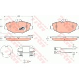 Placute frana Mercedes Clasa E (W211), 03.2002-03.2009, Motorizare 2.2 Cdi, TRW
