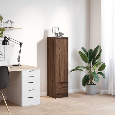vidaXL Tablou Stejar maro 29,5x34x119,5 cm Lemn prelucrat foto