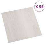 Placi de pardoseala autoadezive, 55 buc., bej, PVC, 5,11 m&sup2;