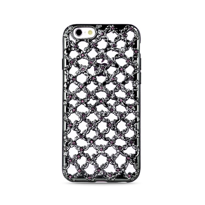 Husa APPLE iPhone 6\6S - Diamond (Negru)