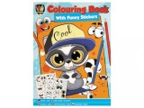 Carte de colorat pentru baieti, cu abtibilduri amuzante, A4, 24 pagini, Grafix