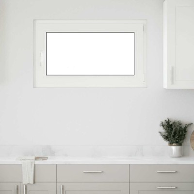 Fereastră de subsol &amp;bdquo;RISOR&amp;rdquo; 100x70 cm oscilo-batantă DIN dreapta, albă foto
