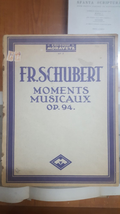 Fr. Schubert, Moments musicaux, Momente muzicale, Nr. 7, OP. 94