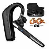 Casca Bluetooth Profesionala CerCip G6, Wireless, Autonomie 110h, 500 mAh, Dual Mic, Anulare Zgomot ENC, Multipoint