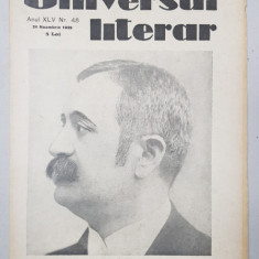 REVISTA 'UNIVERSUL LITERAR', ANUL XLV, NR. 48, 24 NOIEMBRIE 1929