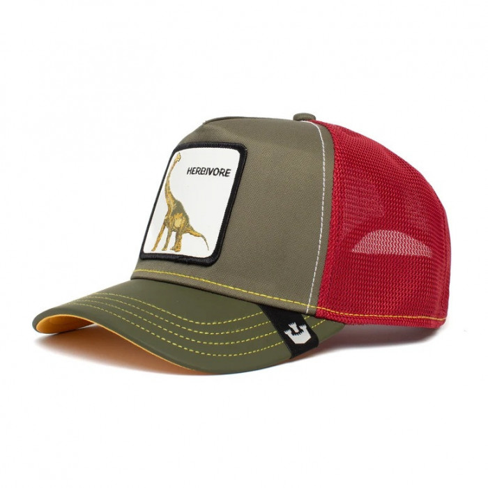 Sapca Goorin Brothers Trucker Thunder Lizard Herbivore Verde- Cod 7289781