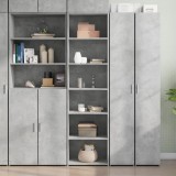 VidaXL Dulap &icirc;nalt, gri beton, 50x41x185 cm, lemn prelucrat