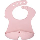 b.box Silicone Bib bavețică Blush 4m+ 1 buc