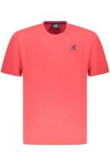 U.S. Grand POLO Tricou barbati simplu din bumbac cu logo brodat, rosu, S