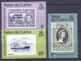 DB1 Tristan da Cunha 1976 Festivalil Timbrului Vapor 3 v. MNH