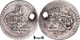 1765 (1171AH 8) #23, AR Para - Mustafa al III-lea - Islambul - Imperiul Otoman