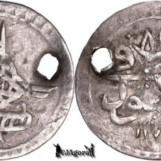 1765 (1171AH 8) #23, AR Para - Mustafa al III-lea - Islambul - Imperiul Otoman