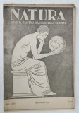 NATURA , REVISTA PENTRU RASPANDIREA STIINTEI , ANUL XXXIV , NUMARUL 9 , SEPTEMBRIE de OCTAV ONICESCU ... EUGEN ANGELESCU , 1945