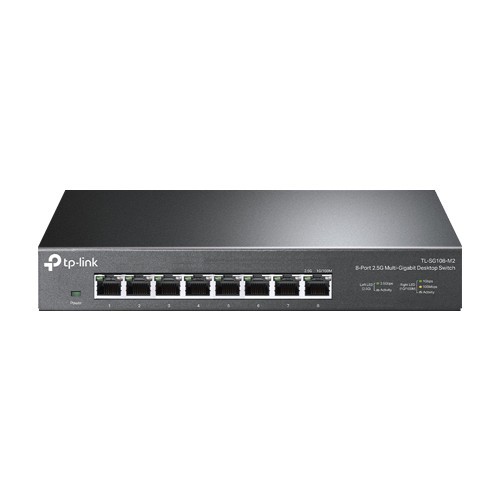 Switch 8 porturi RJ45 2.5G, Unmanaged - TP-Link TL-SG108-M2 SafetyGuard Surveillance