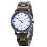 Ceas din lemn Bobo Bird cu curea din lemn GT022-2