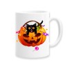 Cana alba personalizata &quot;Halloween pumpkin cat&quot;, INOVATIX&reg;️. 330ml, Oem