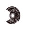 Protectie disc frana Audi A3 (8v), Q2 (Ga); Seat Leon (5f), Leon (Kl); Skoda Karoq, Octavia 3 (5e); VW Golf 7 (5k), montare Spate, Stanga, Tabla; cu