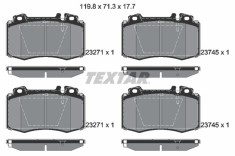 TEXTAR 2374502 Q+ set placute frana,frana disc foto