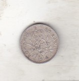 bnk mnd Romania 50 bani 1914 , argint
