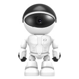 Robot baby monitor,camera supraveghere wireless, HD 1080P, senzor de miscare, rotire automata 360&deg;, vedere nocturna, infrarosu